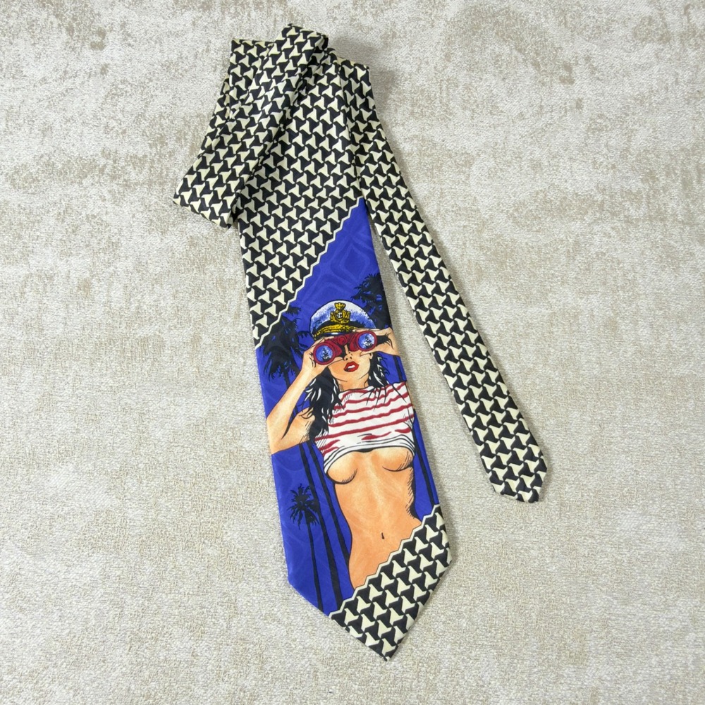 Gino Rossini tie vintage rare design excellent condition